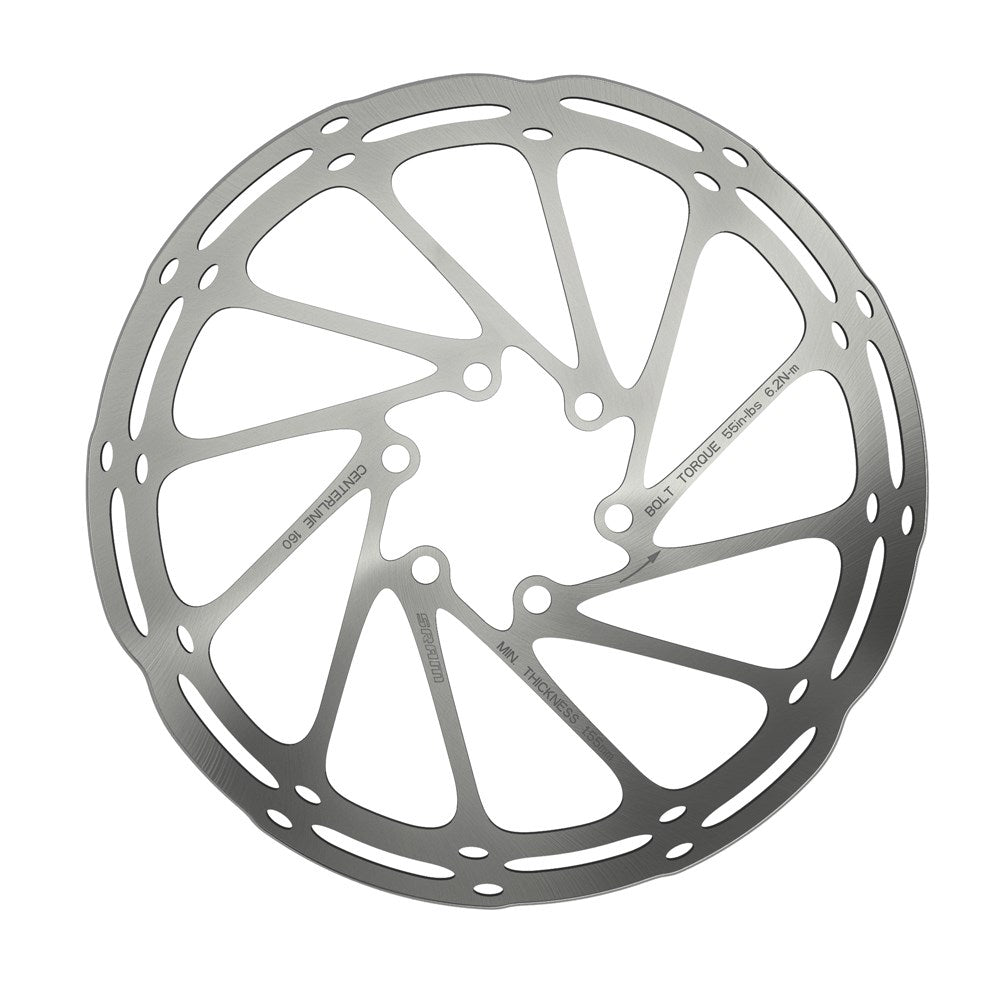 CenterLine Disc Rotor with Rounded Edge - 6-bolt