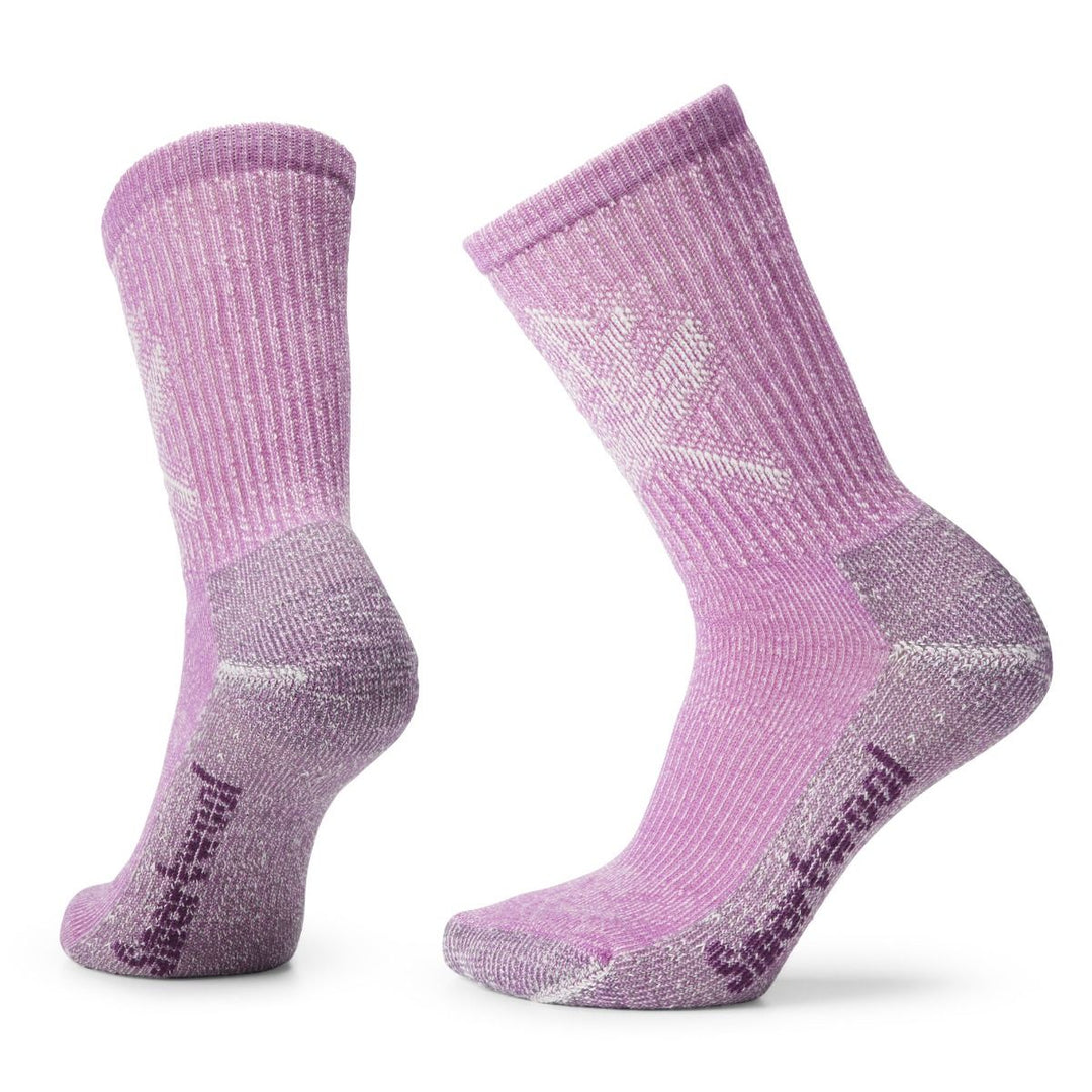 Hike Classic Edition Light Cushion Leaf Pattern Crew Socks - Women's