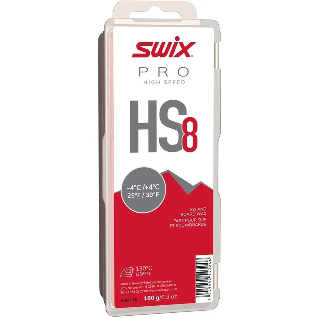 HS8 Red Glide Wax -4°C / +4°C (25°F / 39°F) 180g (6.3oz)