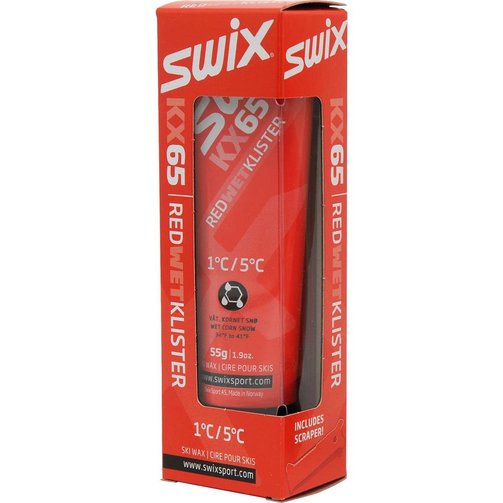 KX65 Red Wet Klister +1°C to +5°C (55g / 1.9 .oz)