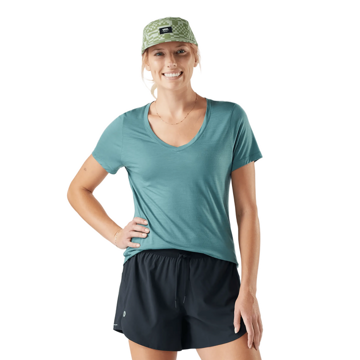 Active Ultralite V-Neck Shirt - Short Sleeve - Women's