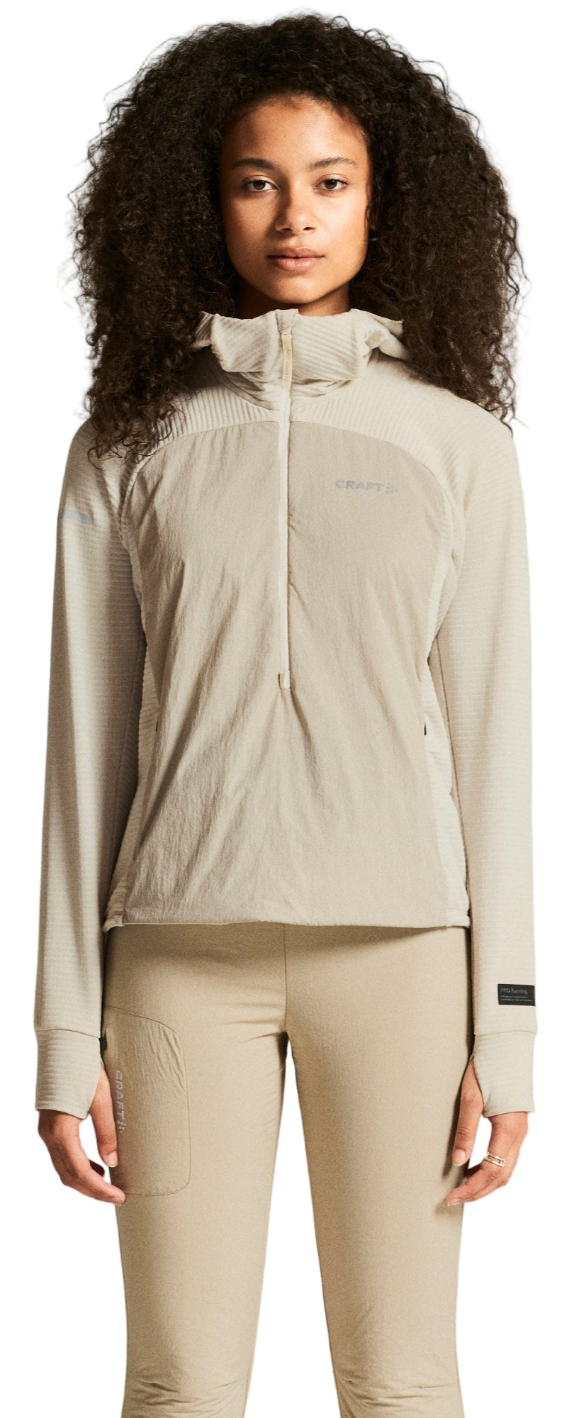 SubZ Light Zip Neck Hoody - Long Sleeve - Women's