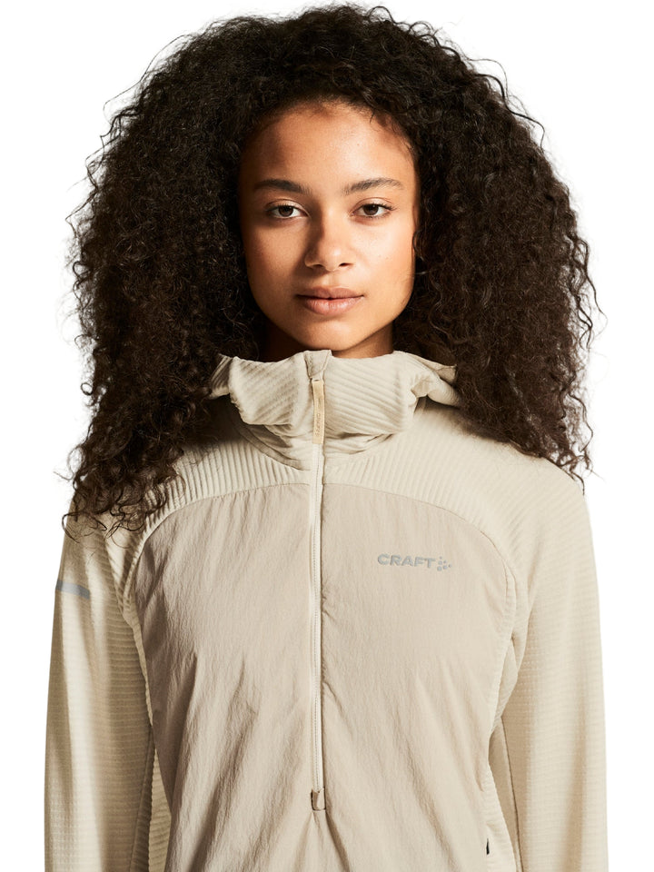 SubZ Light Zip Neck Hoody - Long Sleeve - Women's