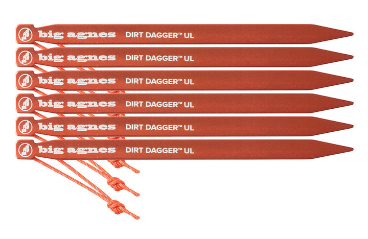 Dirt Dagger UL Tent Stakes - 6 Pack