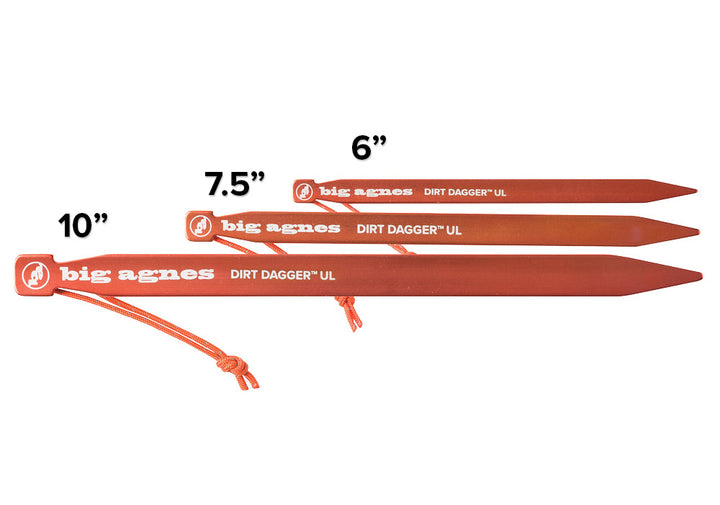 Dirt Dagger UL Tent Stakes - 6 Pack