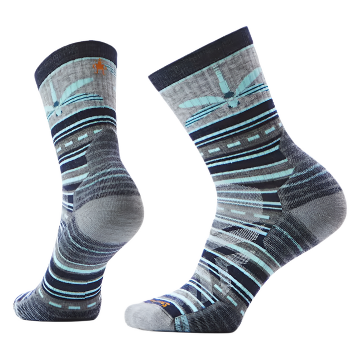 Performance Hike Targeted Cushion Dragon Stitch Mid Crew Socks - Women's