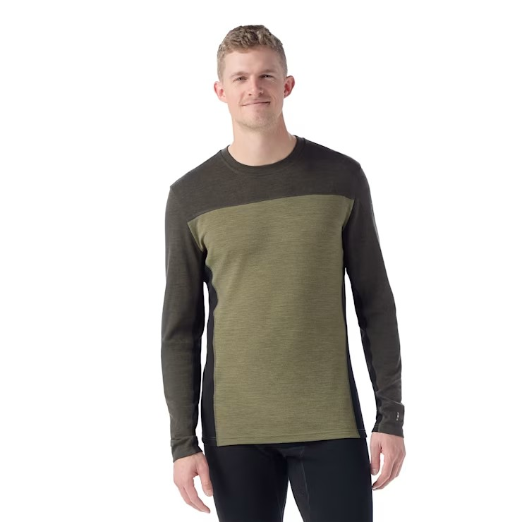 Classic Thermal Merino Base Layer Colorblock Crew Boxed - Men's